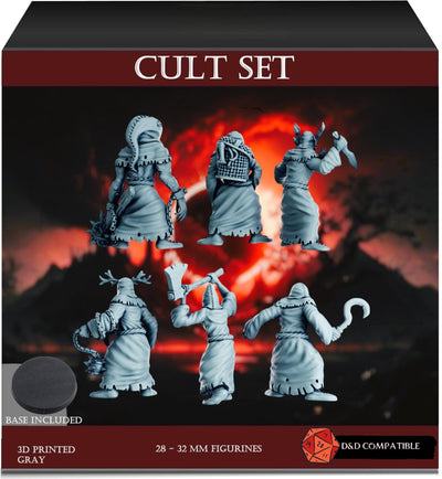 Pack x6 Cult du Dieu de la Décadence - 28mm