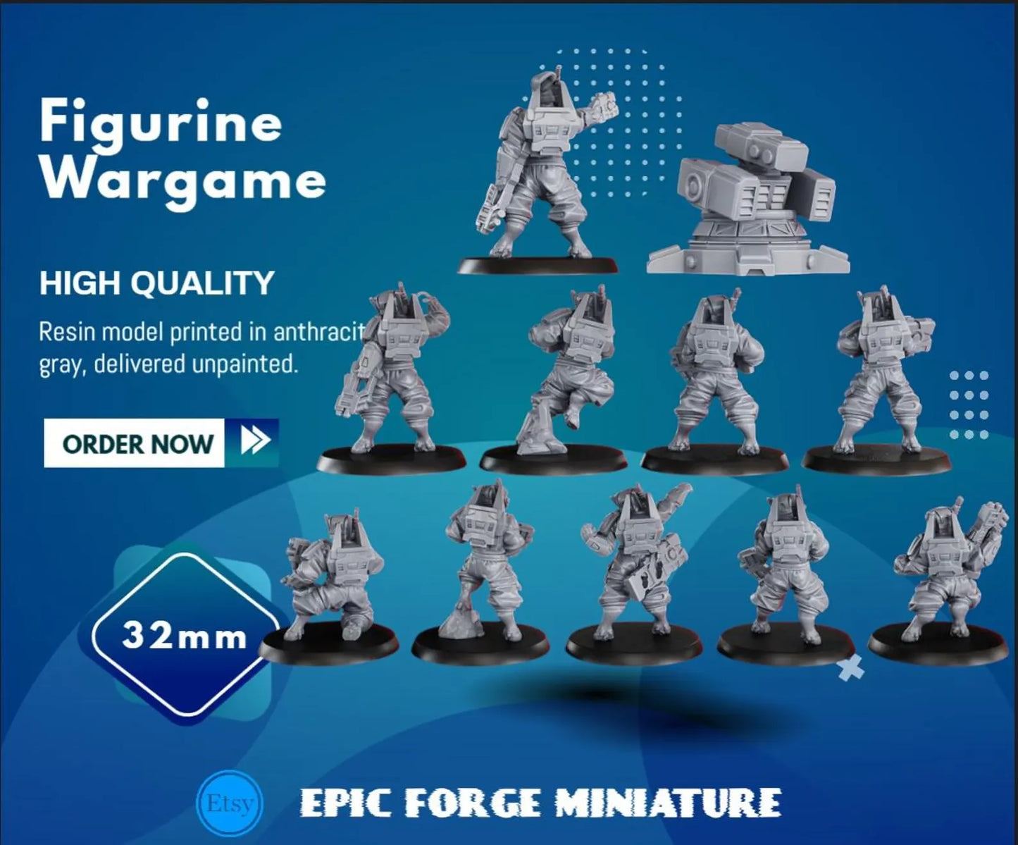 PACK 11 MSC Breakout Team - 32 mm