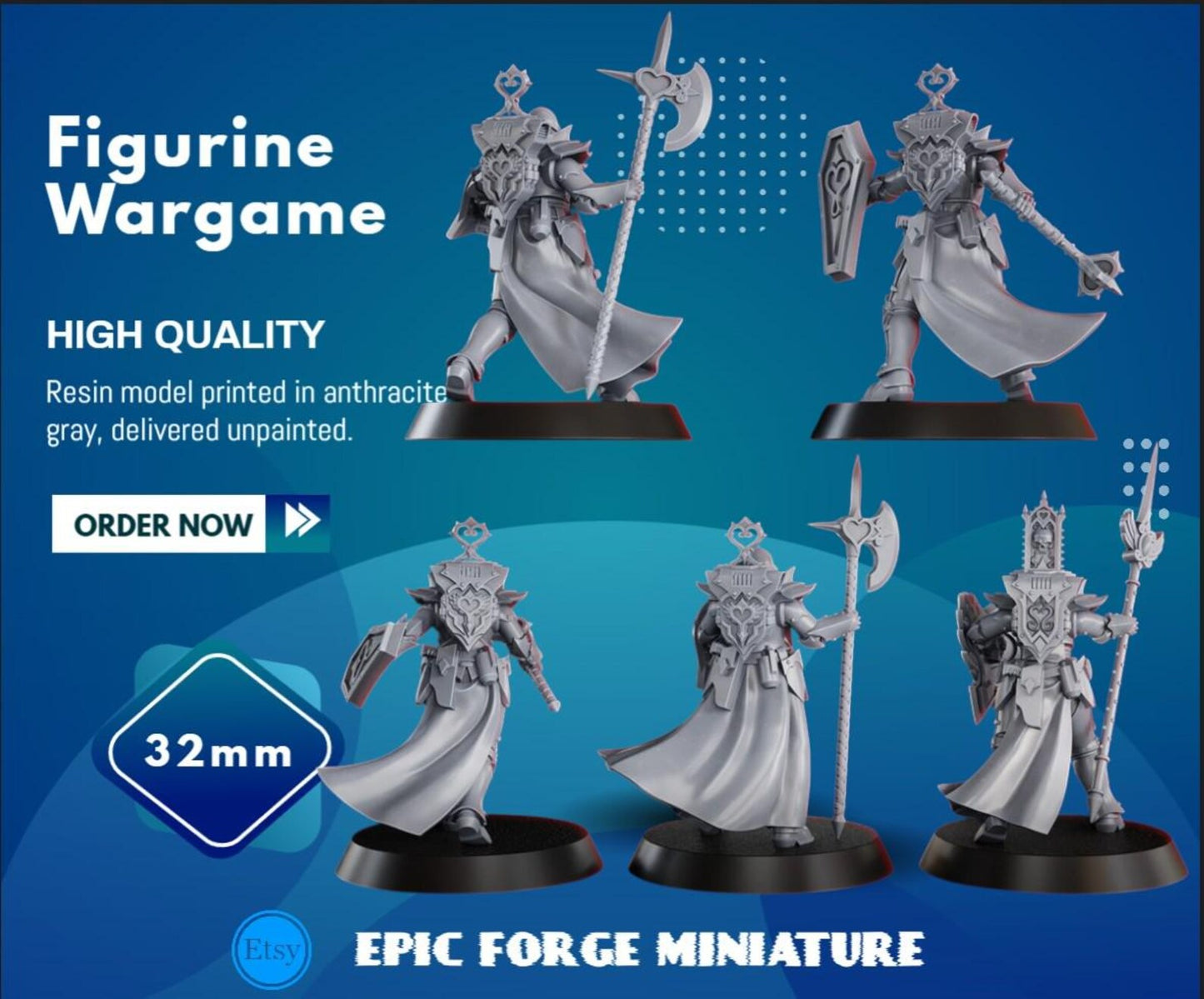 PACK 5 Maidens of Praesidium Squad - 32 mm