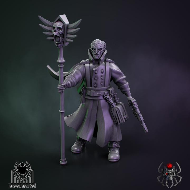 Figurine Wargame Ancient Psionic - 32 mm / Epic Forge Miniatures - EightLegsMiniatures