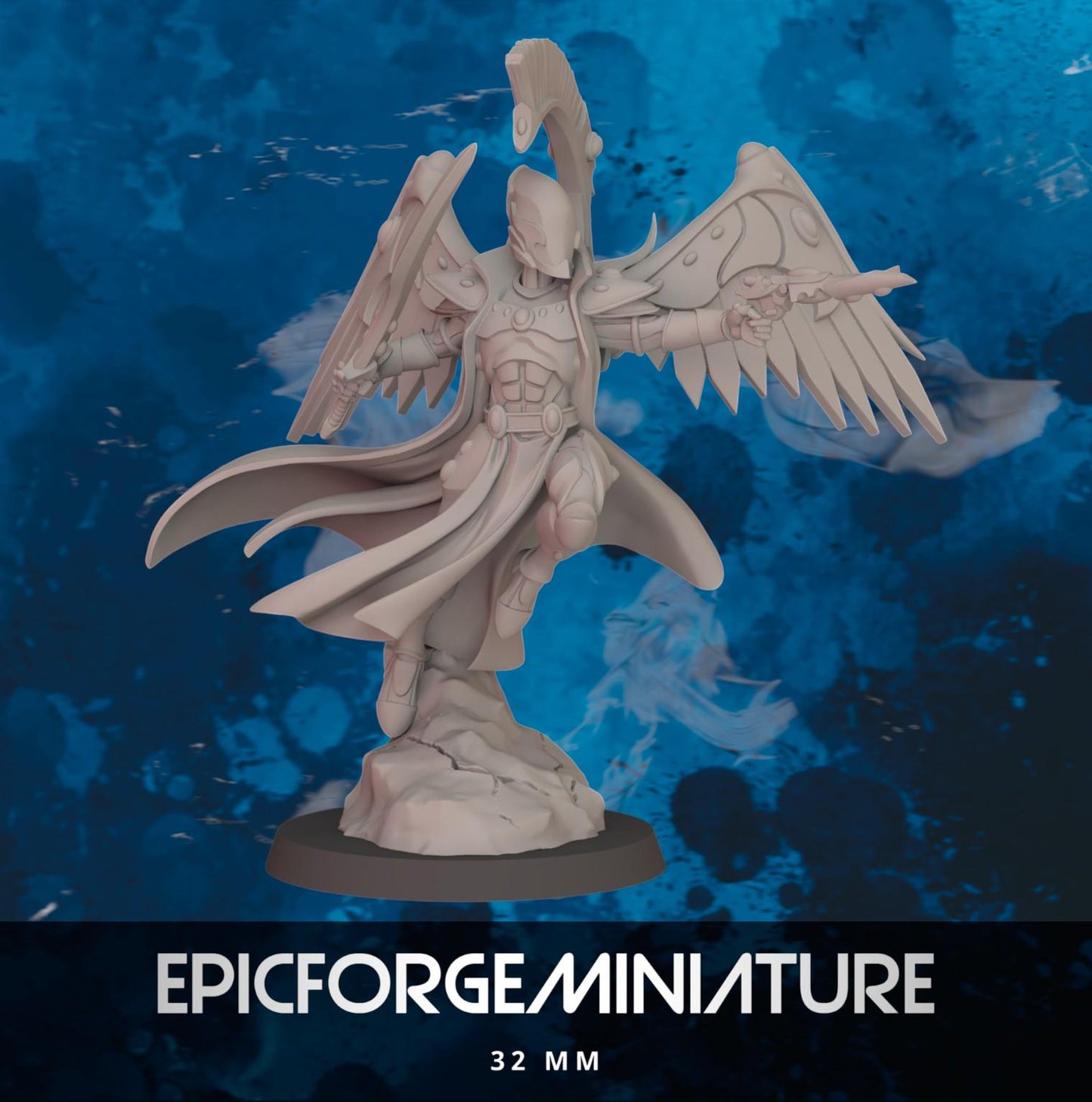 Figurine Wargame DnD Immortelle ailée - 32 mm / Epic Forge Miniatures