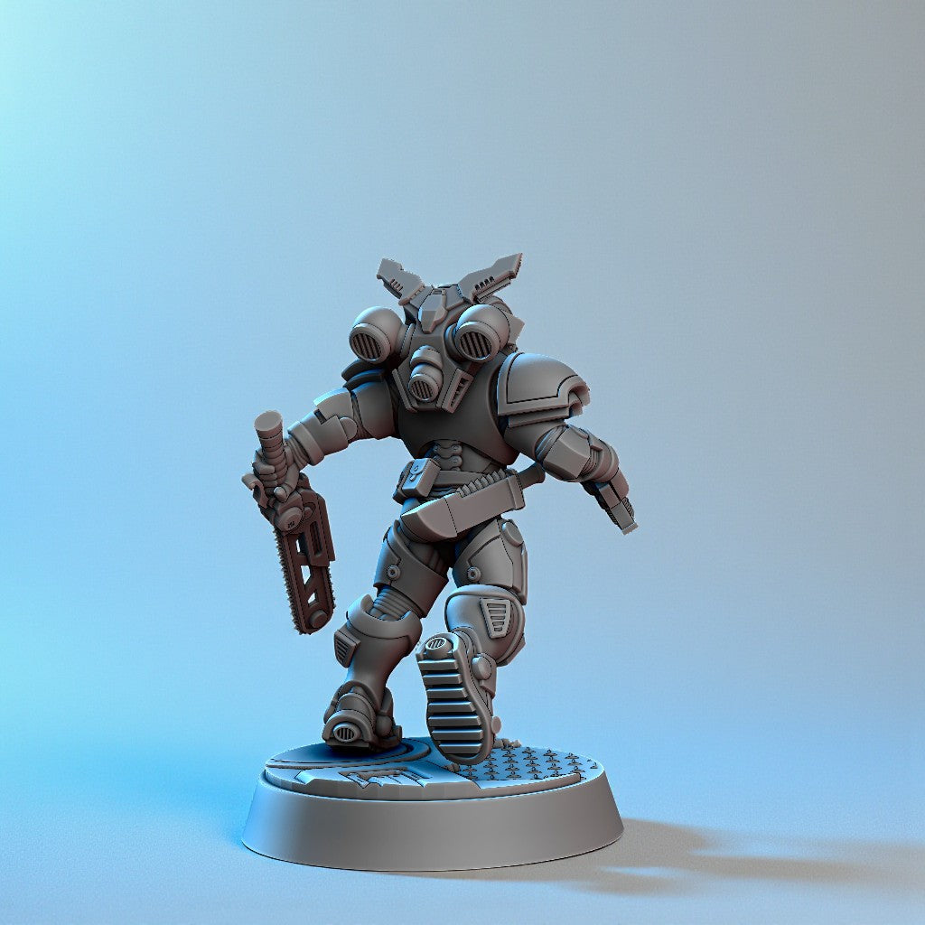 Wargame Assault Interceptor A Figur - 32mm / Epic Forge Miniatures
