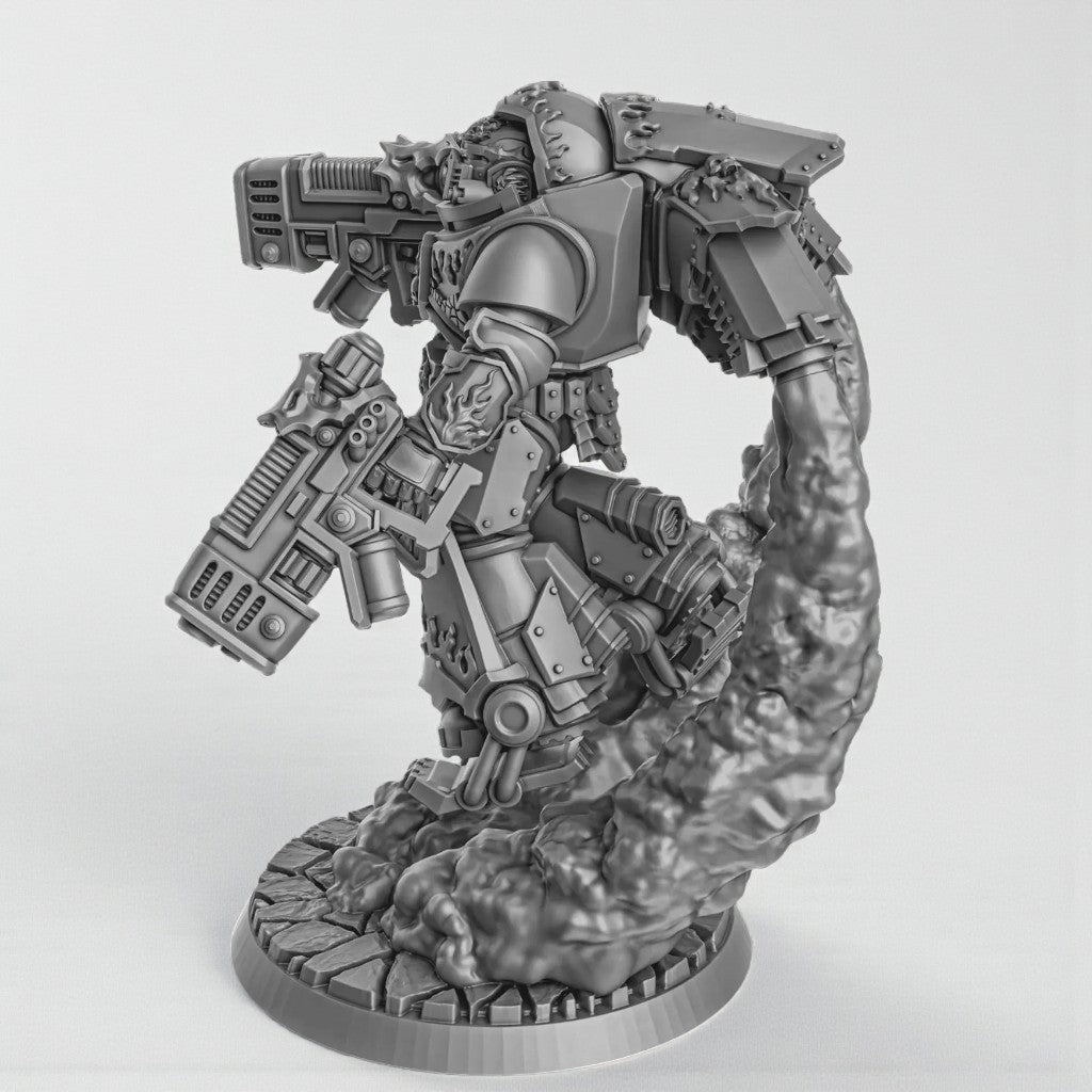 Dragon Armor Jetpack Squad Warrior - 32 mm