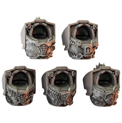 kitbashing Pack x5 Heavy Armor Flame Lizards Torsos (BuildKit) - 32 mm