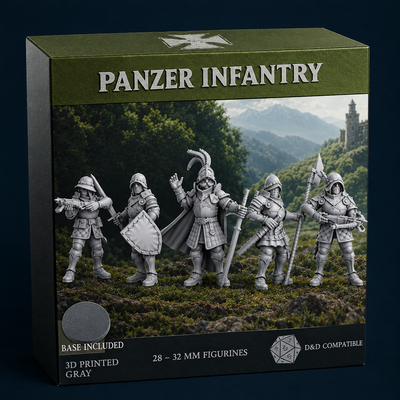 Pack x5 Panzer Infantry - 28mm