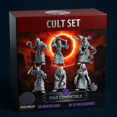 Pack x6 Cult du Dieu de la Décadence - 28mm
