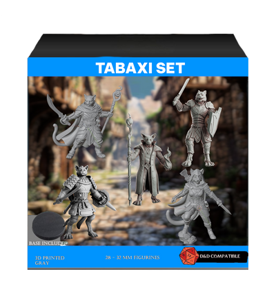 Pack x5 Tabaxi Set - 28 mm