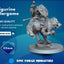 Figurine Storm wolfrider 3 - 32 mm