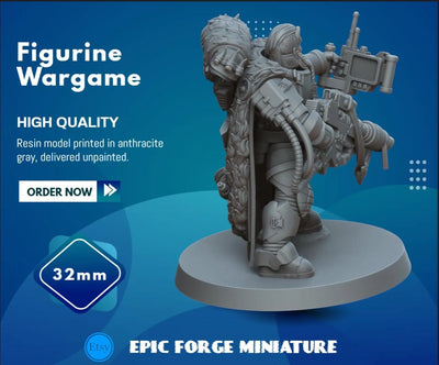 Sergent Space Viking - 32 mm