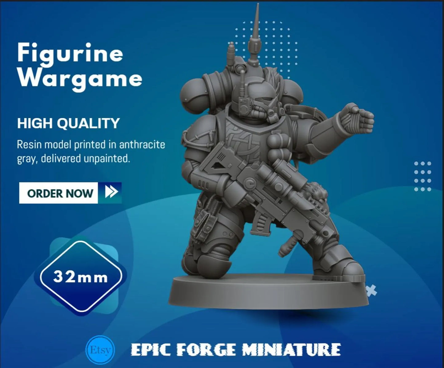 Space Vikings Stealth Squad - 32 mm