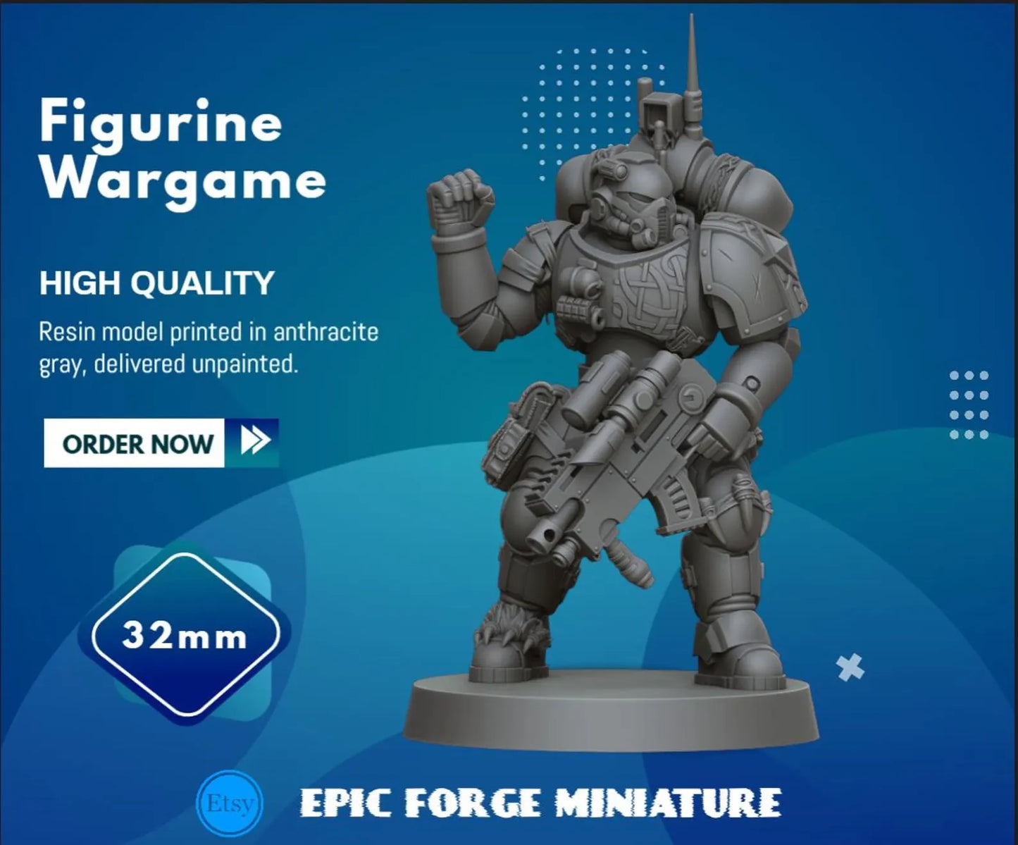 Space Vikings Stealth Squad - 32 mm