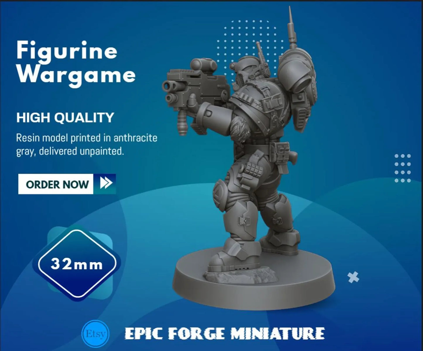 Space Vikings Stealth Squad - 32 mm