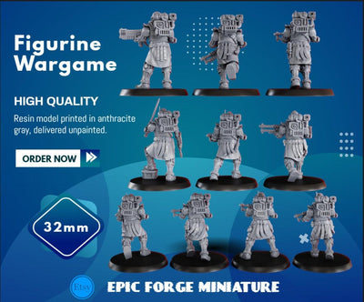 PACK 10 Satellitum Mechguards Squad - 32 mm
