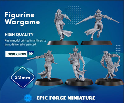 PACK 5 Chained Bloodbearers Squad - 32 mm