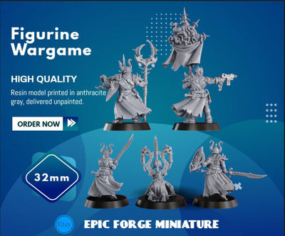 PACK 5 K.I.N.K. Castle Executants - 32 mm