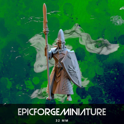 Milice du royaume des elfes   -  32 mm