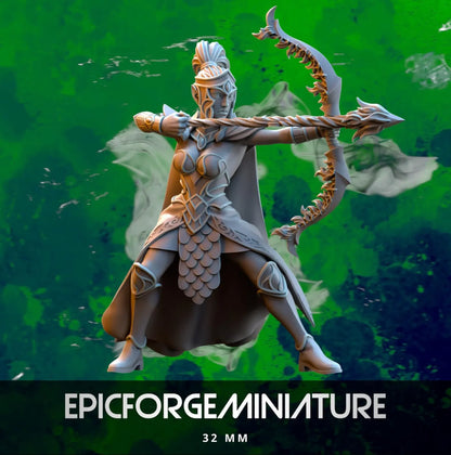 Silvermoor Elves Sisterhood Archers - 32 mm