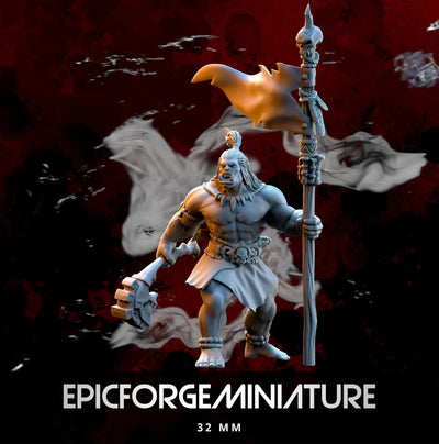 Groupe de commandement des orc de Salanaar - 32 mm