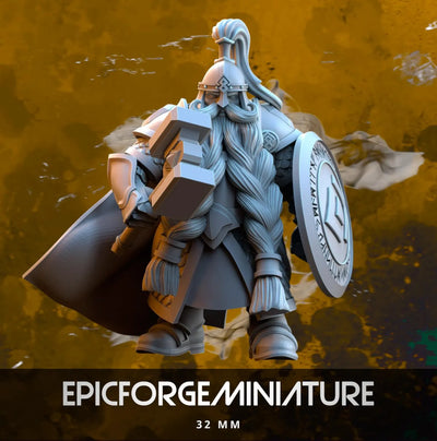 Les royaumes nains Guerriers haut-nés - 32 mm