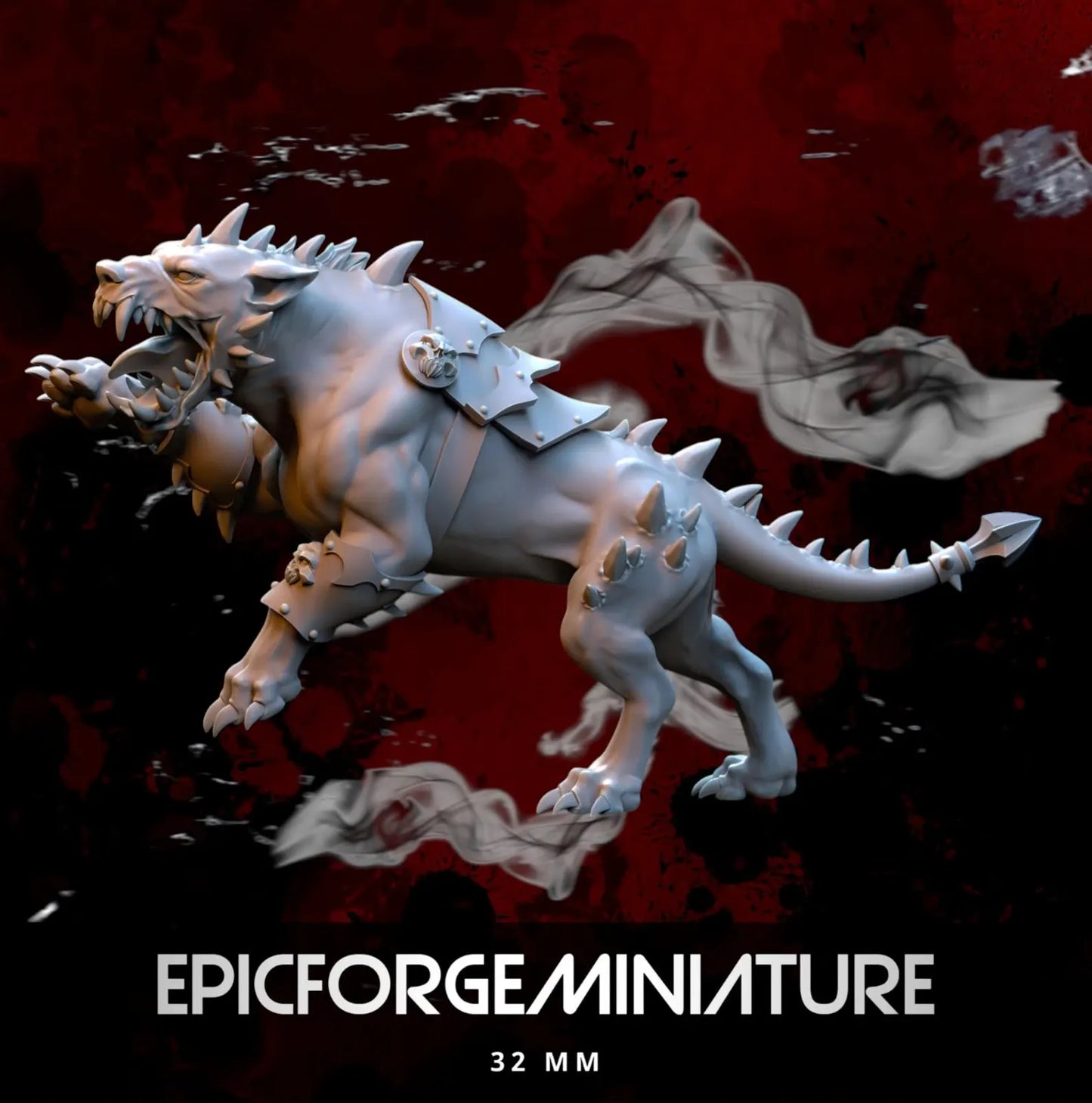 Les chiens de l'enfer de Realms of Mayhem - 32 mm