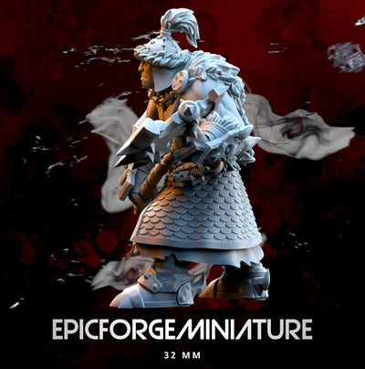 Seigneur de guerre barbare - 32 mm