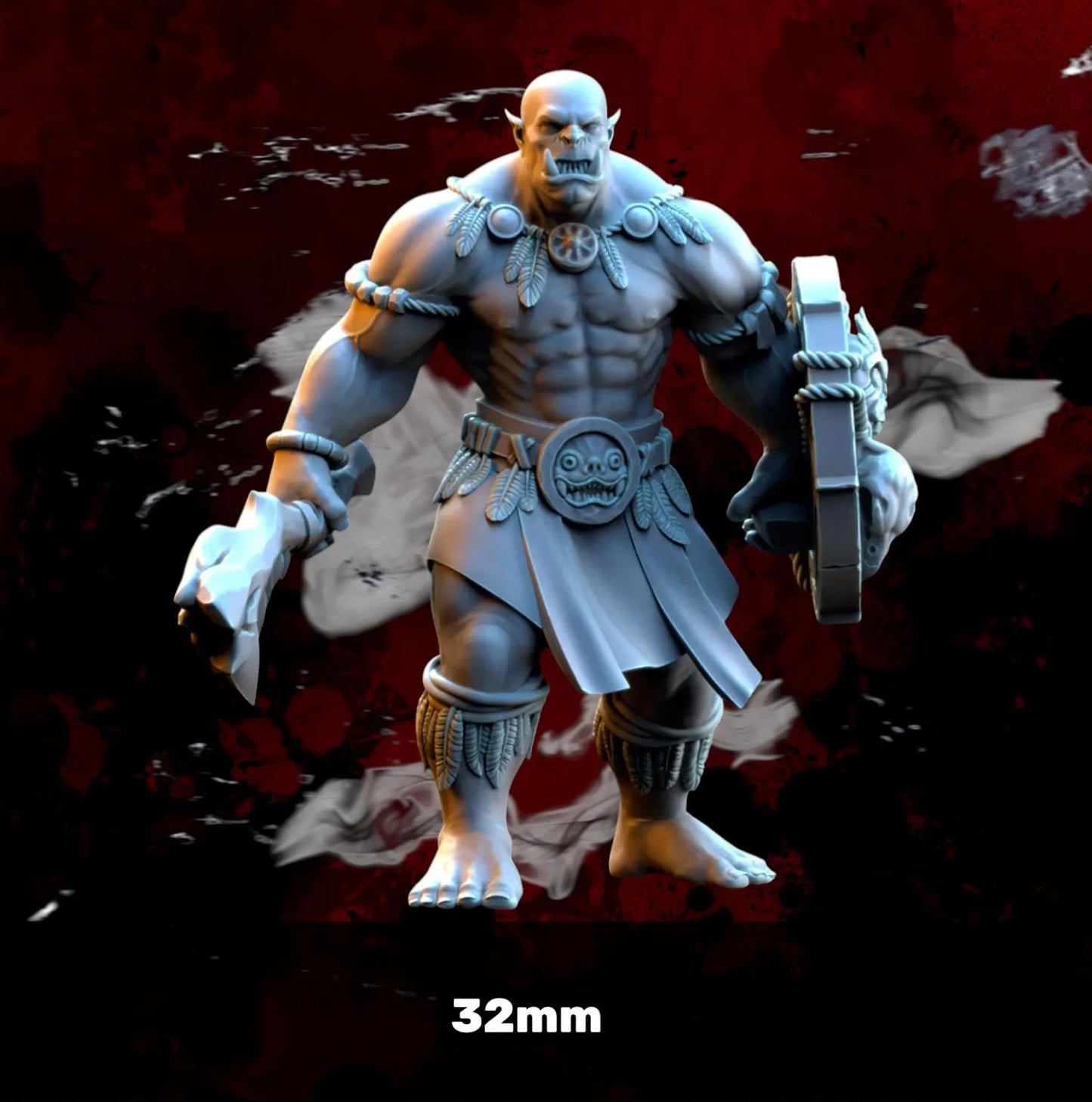 Salanaar guerrier Orc - 32 mm
