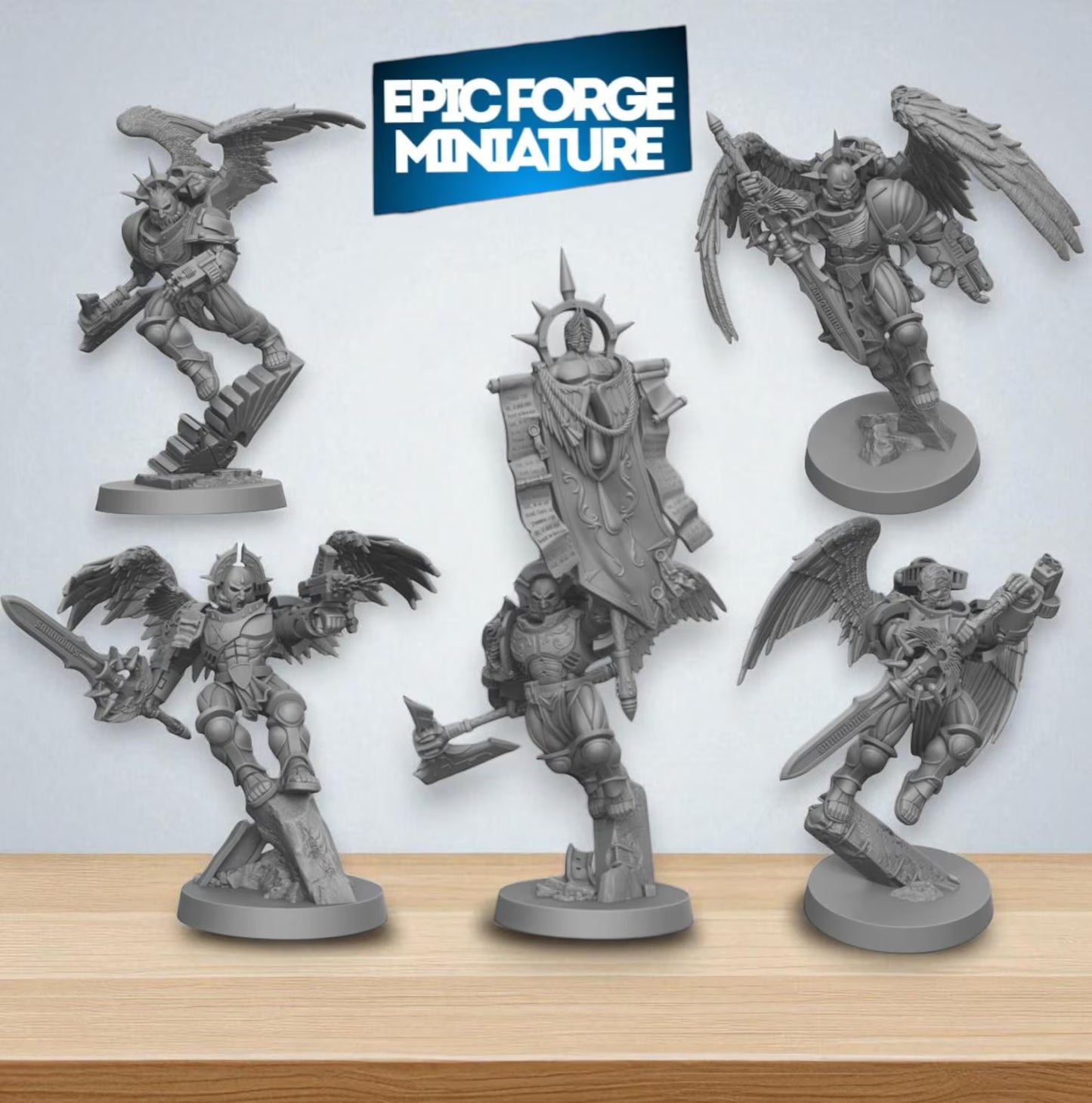 Ange Sanguinaire  -  32 mm / Epic Forge Miniatures