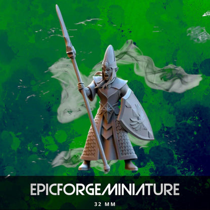Milice du royaume des elfes   -  32 mm