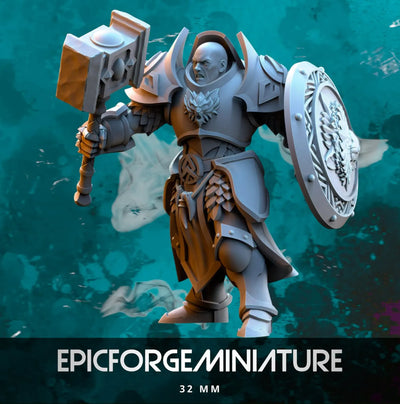 Punishers avec hache et marteau - 32 mm