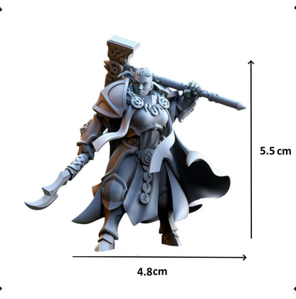 Valeskya, Capitaine du Stormwolf - 32 mm