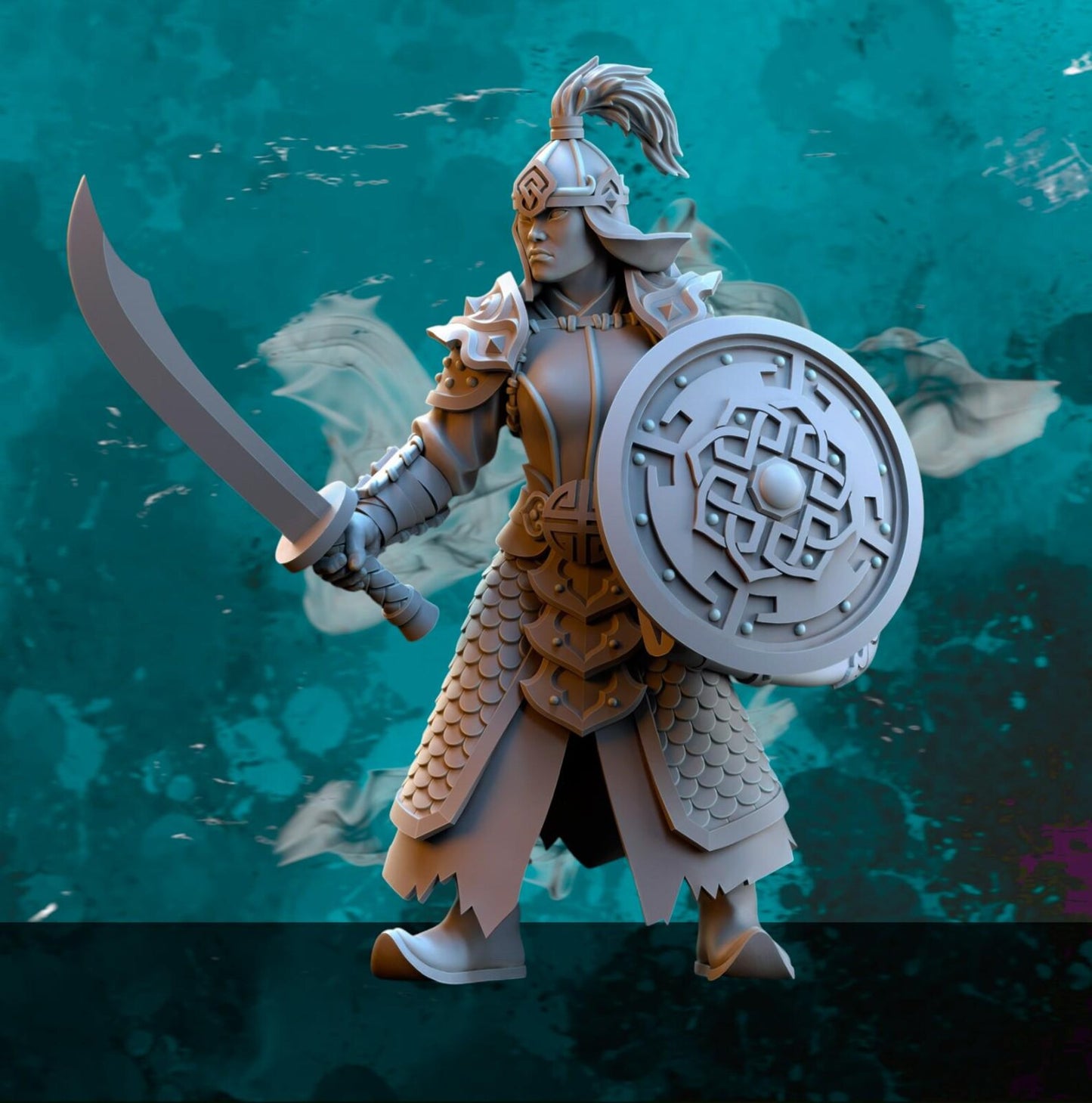 Wargame Astarii Chinese Dynasty Figure - 32 mm / Epic Forge Miniatures