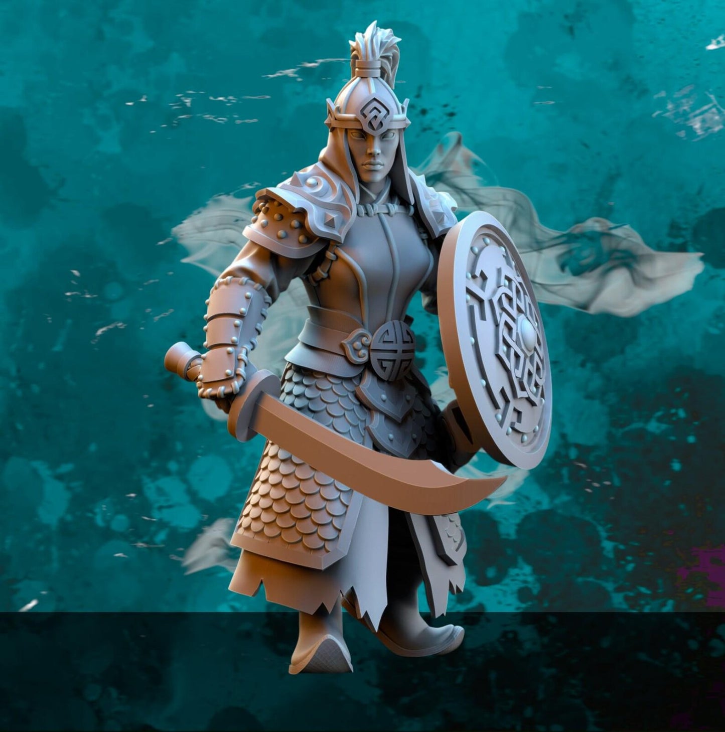 Wargame Astarii Chinese Dynasty Figure - 32 mm / Epic Forge Miniatures