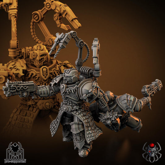 Figurine Wargame Flame Lizards Surgeon (BuildKit) -  32 mm / Epic Forge Miniatures - EightLegsMiniatures