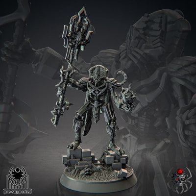 Figurine Wargame Xenos  MetalBorn Lord -  32 mm / Epic Forge Miniatures - EightLegsMiniatures