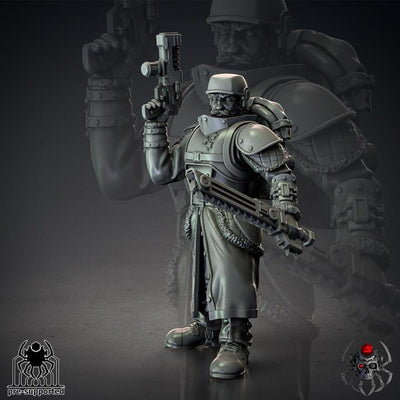 Figurine Wargame Sergeant Special Forces "IceWind" -  32 mm / Epic Forge Miniatures - EightLegsMiniatures