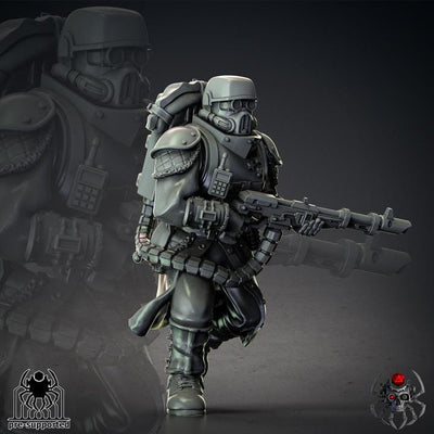 Figurine Wargame Special Forces Guard "IceWind" -  32 mm / Epic Forge Miniatures - EightLegsMiniatures