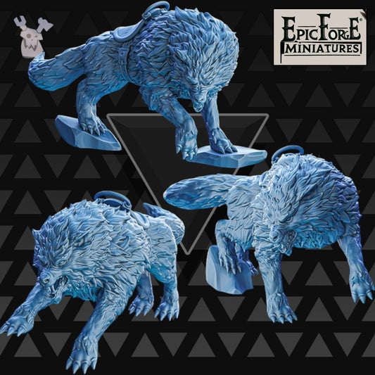 Wolfriders' Wolves  - 32 mm