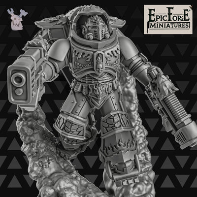 Dragon Armor Jetpack Squad Warrior -  32 mm