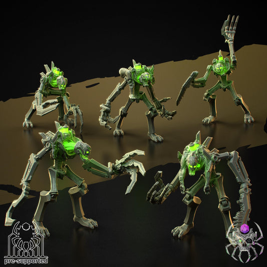 Figurine Wargame Xenos Metal Born Butchers  -  32 mm / Epic Forge Miniatures - EightLegsMiniatures