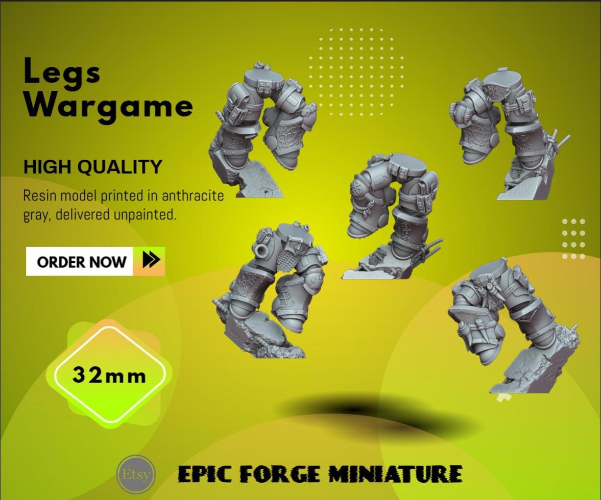 Pack x5 Assault Legs - 32 mm