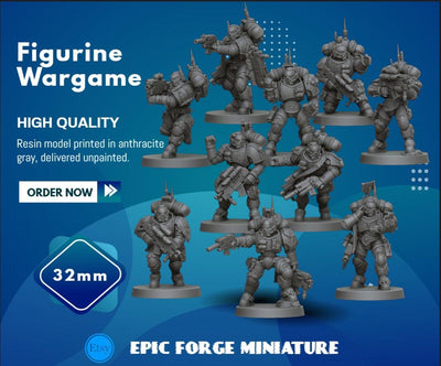 Space Vikings Stealth Squad - 32 mm