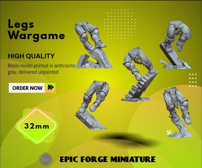 Pack x5 Crimson Guard Legs - 32 mm