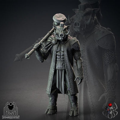 Figurine Wargame Hammer of the wild -  32 mm / Epic Forge Miniatures - EightLegsMiniatures