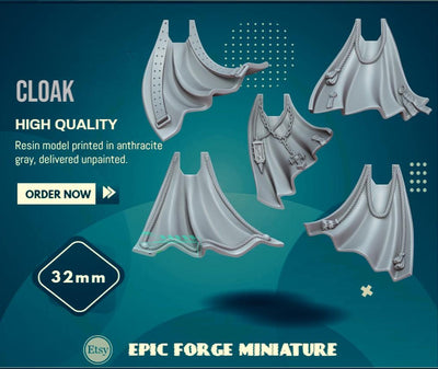 Pack x5 Neutral Cloak set 3 - 32 mm