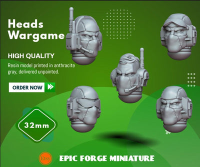 Pack x5 Rapt'Ops  Head set 1 - 32 mm