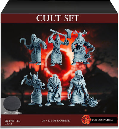 Pack x6 Cult du Dieu de la Décadence - 28mm