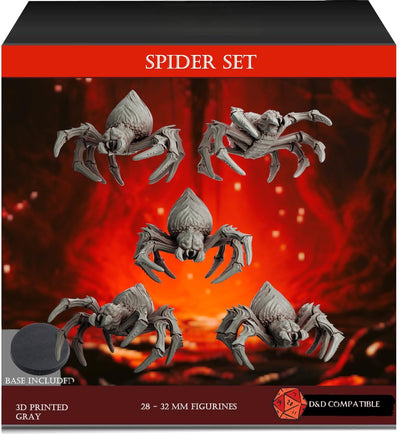 Pack x5 Spider Set - 28mm
