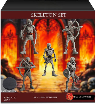 Pack x5 Skeleton SET - 28mm