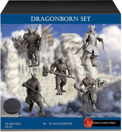 Pack x5 Dragonborn SET - Epic Forge Miniatures