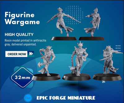 PACK 5 Chained Bloodbearers Squad - 32 mm